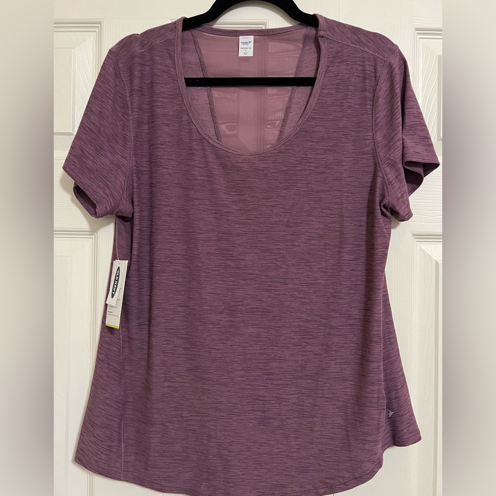 Purple Old Navy Breathe On Tee
